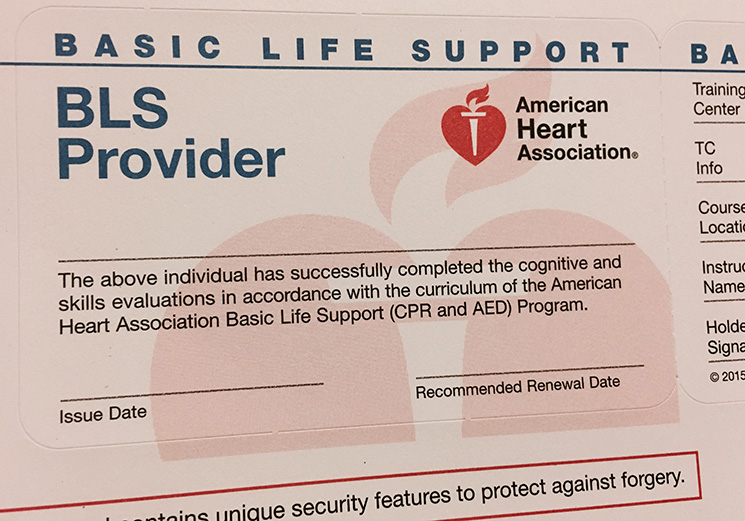 Jacksonville BLS Classes